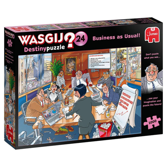 Jumbo Spiele Puzzle - Wasgij Destiny 24: Business as Usual! 1000 Teile
