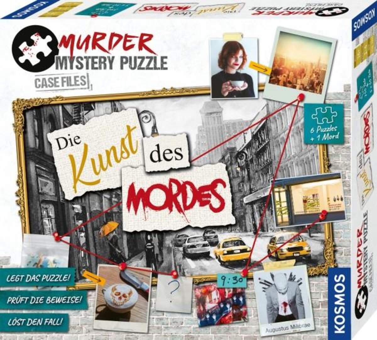 KOSMOS Murder Mystery Puzzle - Die Kunst des Mordes
