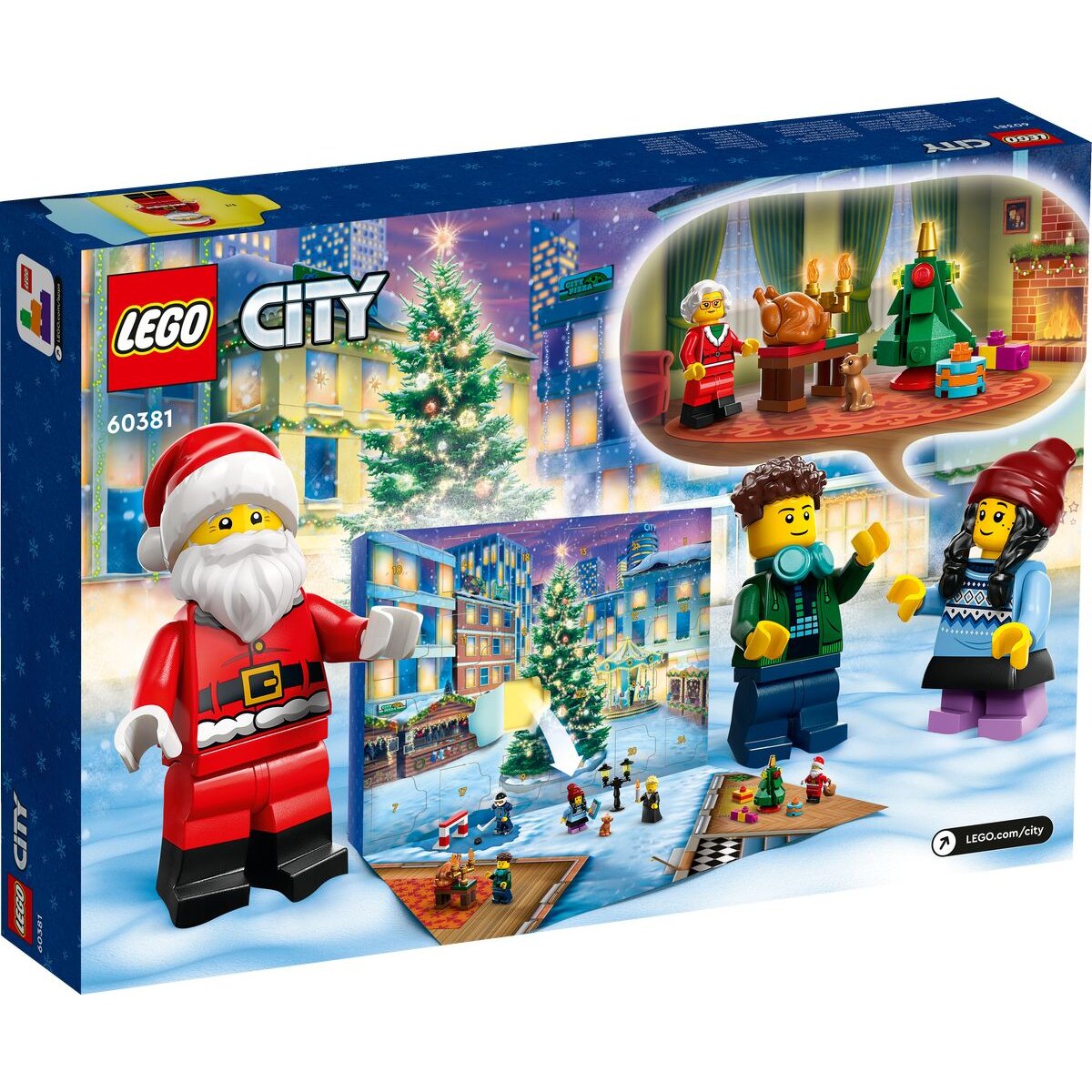 LEGO® 60381 LEGO City Adventskalender 2023 mit 24 Weihnachtsgeschenken