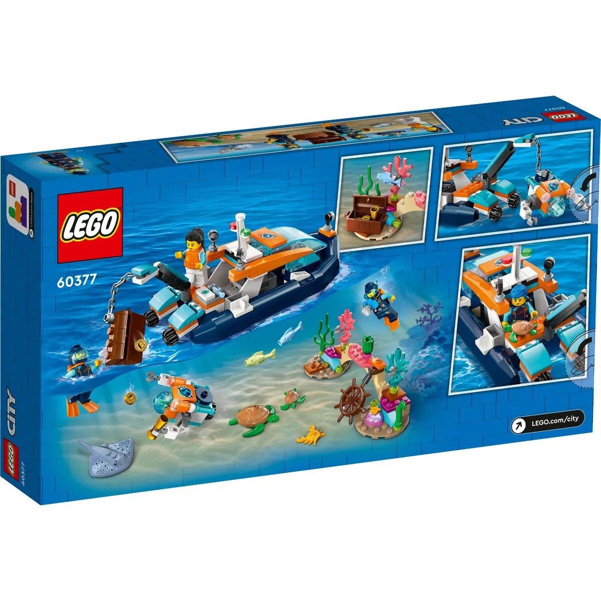 LEGO® City Exploration 60377 Meeresforscher-Boot