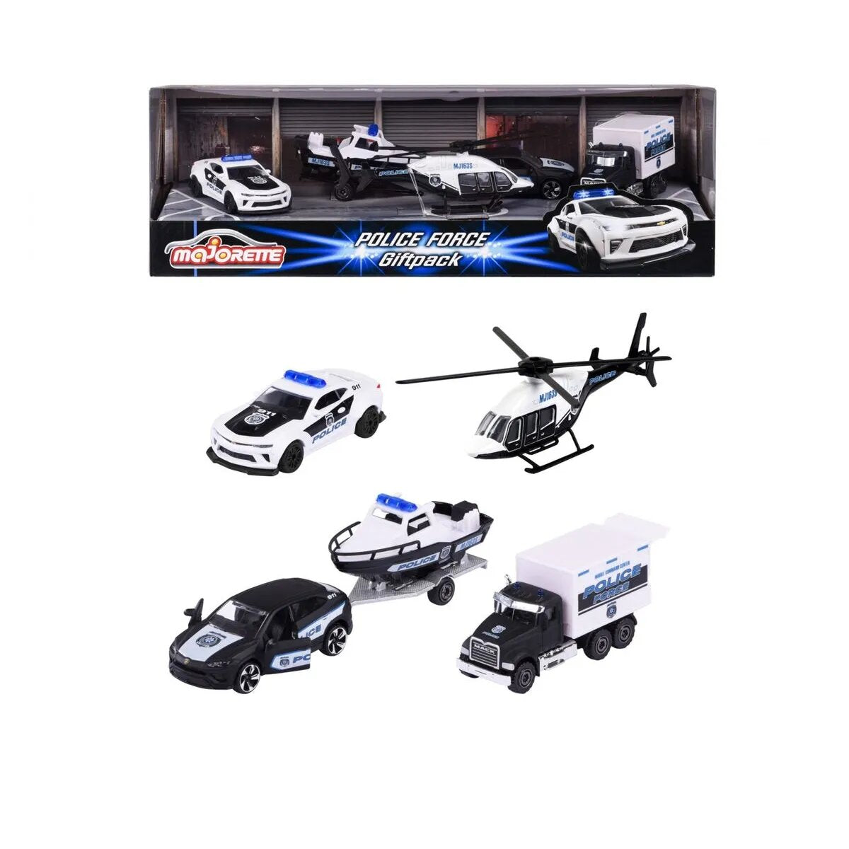 Majorette Police Force 4 Pieces Giftpack