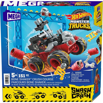 MEGA Hot Wheels Monster Trucks Bone Shaker Crash Set