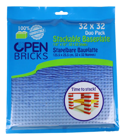 Open Bricks Baseplate 32x32 water [Duo Pack]