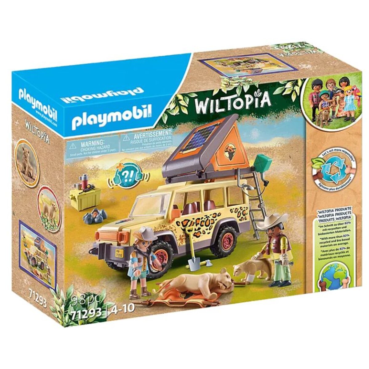 PLAYMOBIL® 71293 Wiltopia - Mit dem Geländewagen bei den Löwen