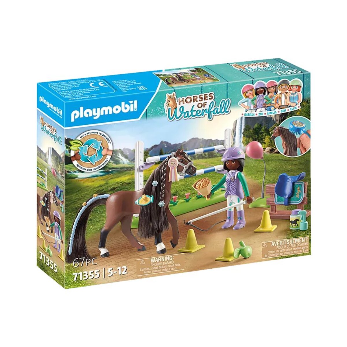 PLAYMOBIL® 71355 Horses of Waterfall - Zoe & Blaze mit Turnierparcours