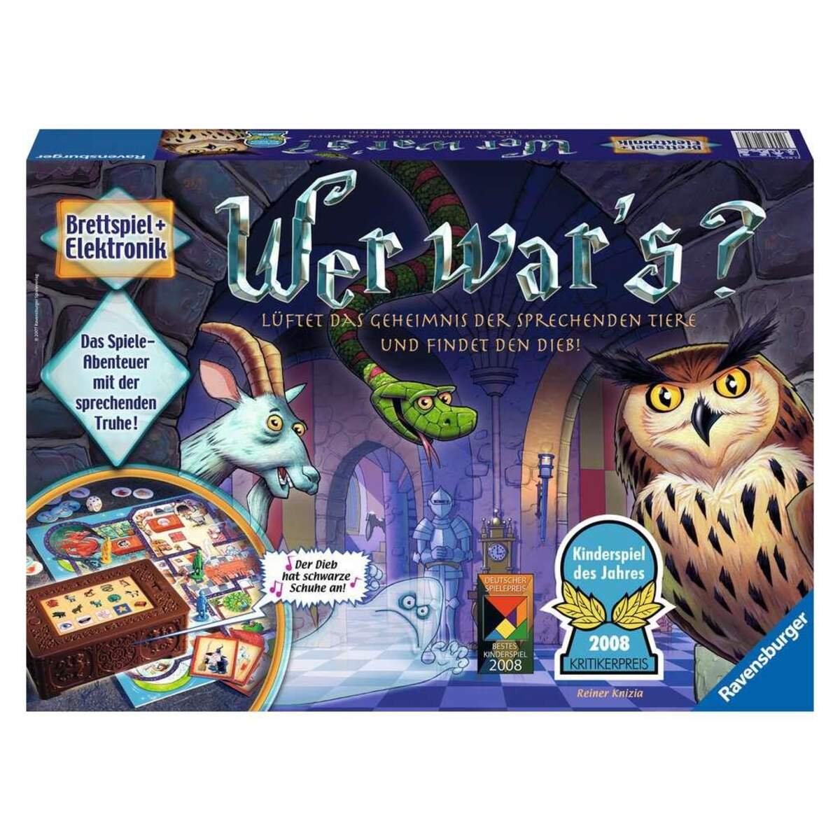 Ravensburger elektronisches Brettspiel Wer war's?