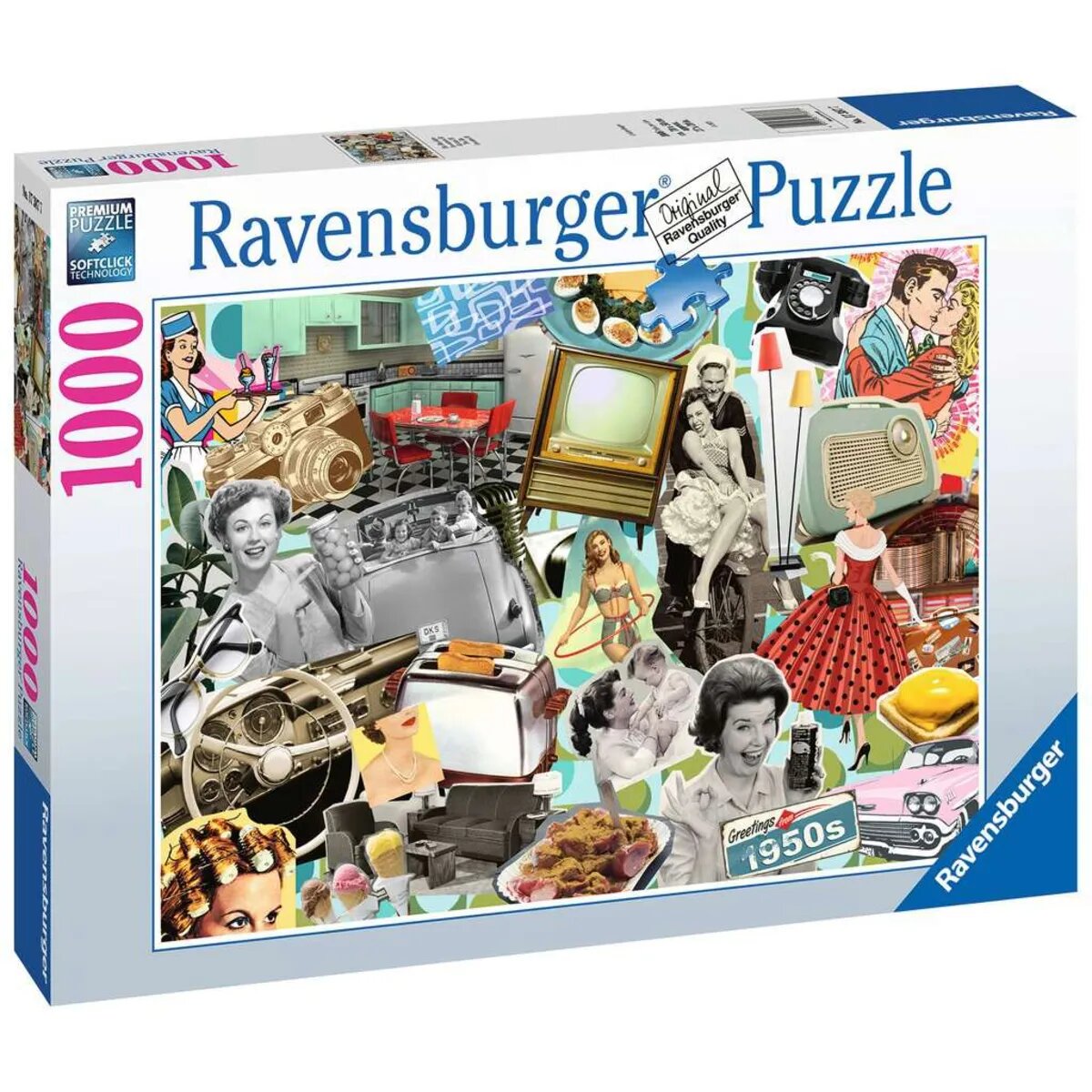 Ravensburger Puzzle - Die 50er Jahre, 1000 Teile
