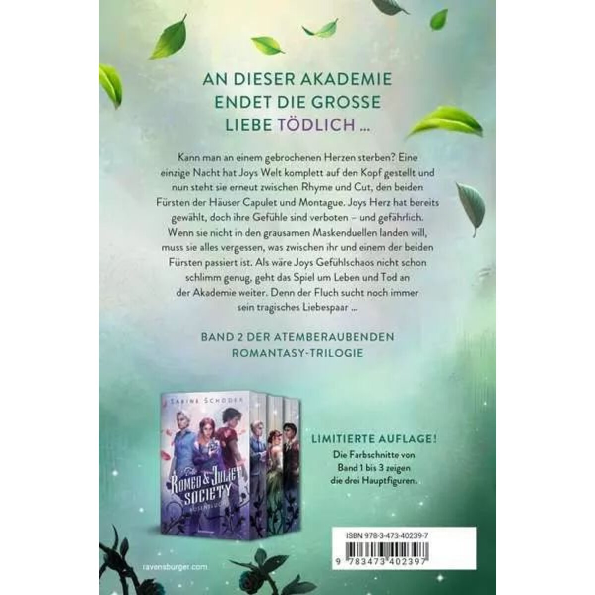 Ravensburger The Romeo & Juliet Society, Band 2: Schlangenkuss