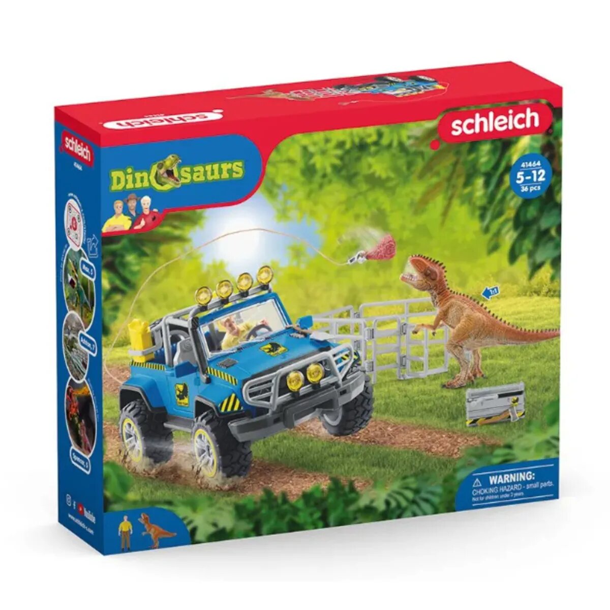 Schleich® 41464 DINOSAURS® Geländewagen mit Dino-Außenposten