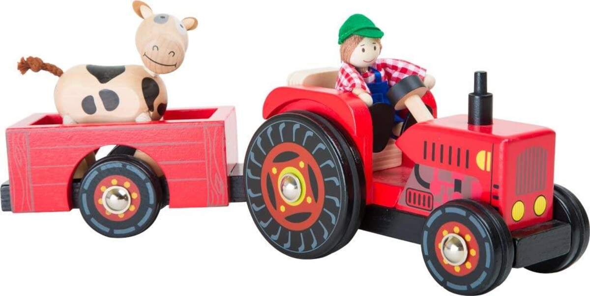 small foot Traktor mit Anhänger „Bauernhof“