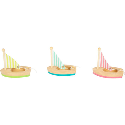 Small foot Wasserspielzeug Segelboote, 3er Set