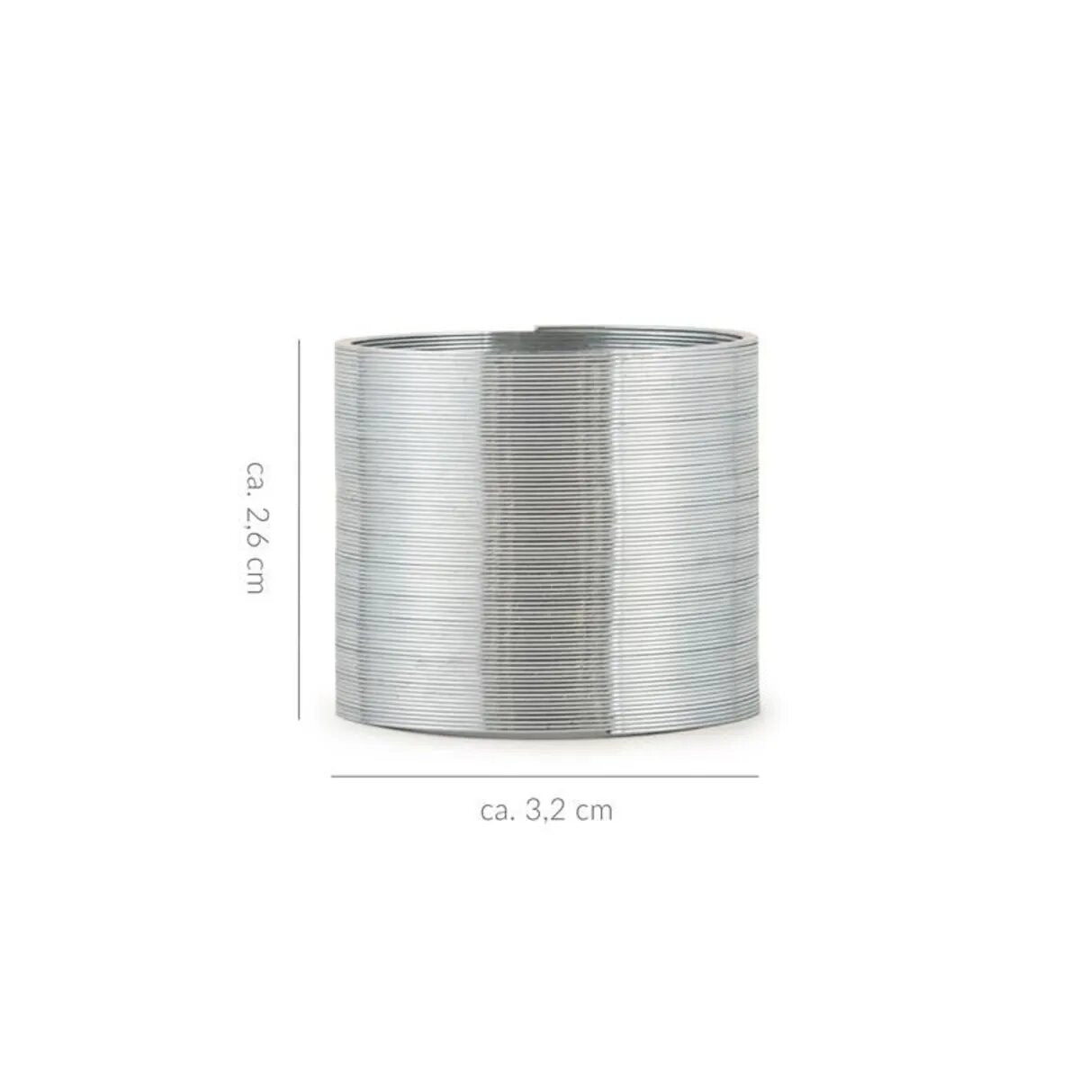 Trendhaus Wichtel Mini-Zauberspirale aus Metall, 3,5 CM